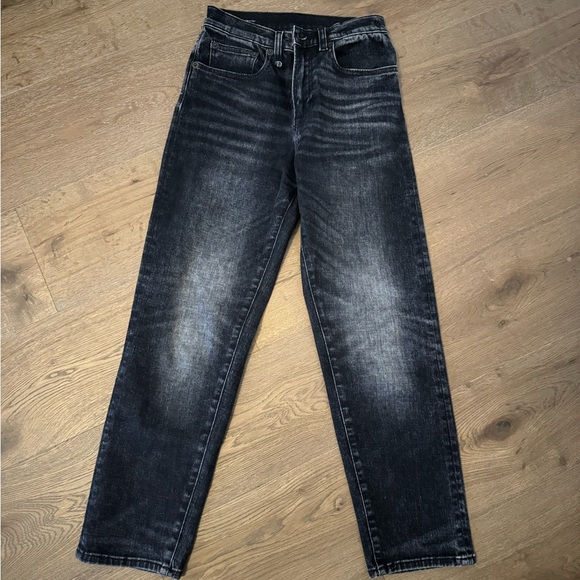 R13 Shelley Slim Morrison Black Jeans 26 - Picture 5 of 13